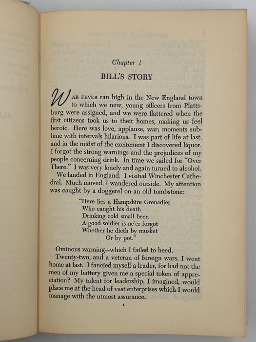Alcoholics Anonymous Second Edition First Printing from 1955 - RDJ