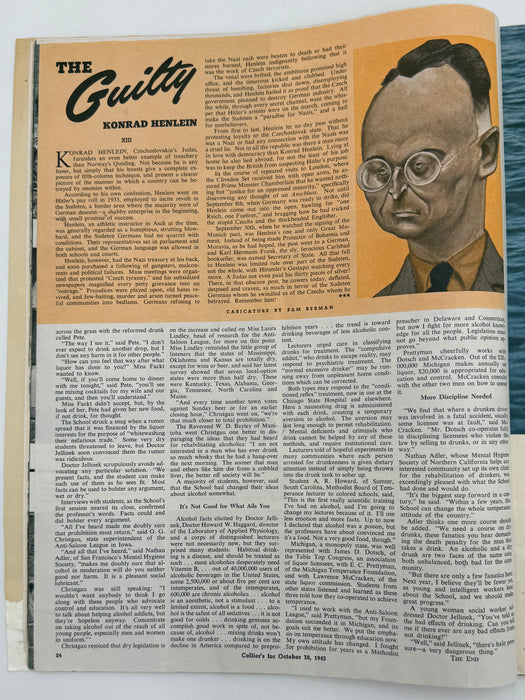 Collier’s Magazine from October 30, 1943 - Wet and Dry School