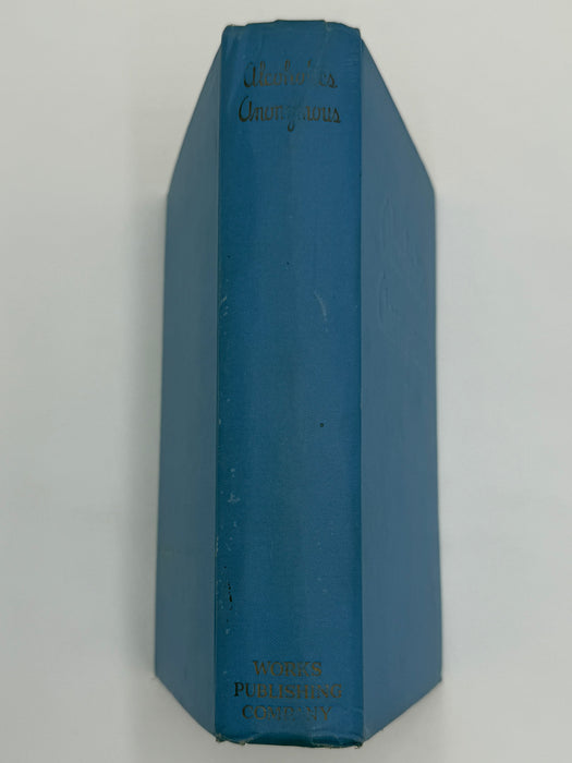 Alcoholics Anonymous First Edition 5th Printing from 1944 - ODJ -  Baby Blue
