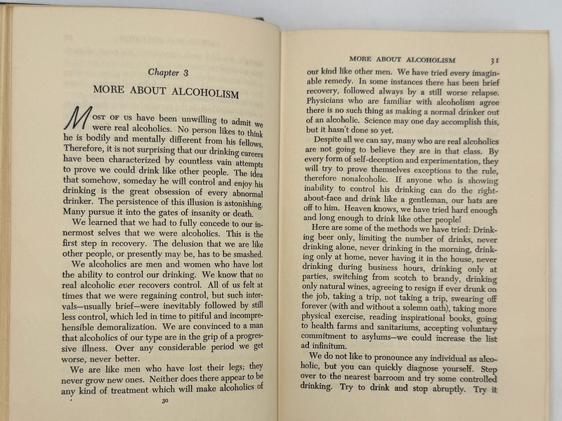 Alcoholics Anonymous — Second Edition, Sixth Printing (1963) — Reproduction Dust Jacket