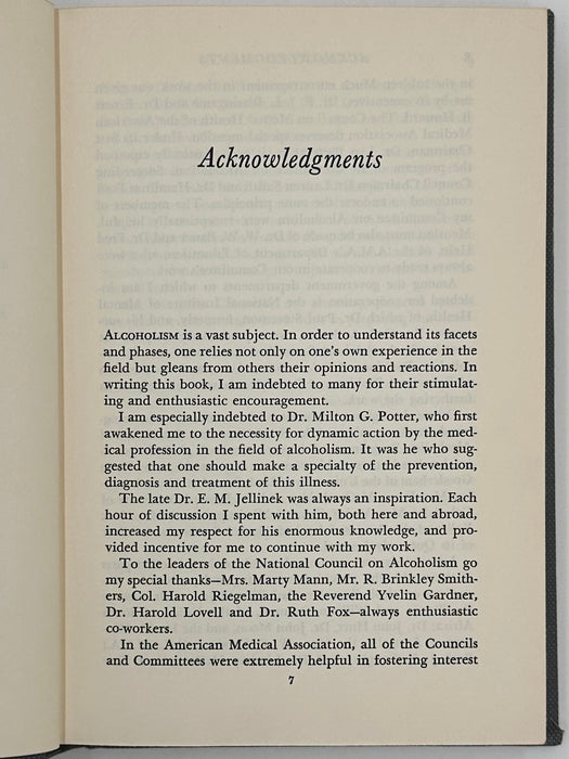 Signed - ALCOHOLISM: Its Facets and Phases by MARVIN A. BLOCK, M.D.