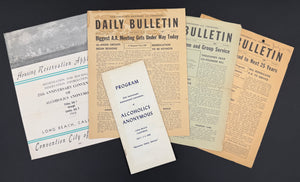 1960 Alcoholics Anonymous 25th Anniversary International Convention Collection — Long Beach, California