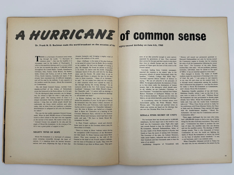 MRA - Moral Re-Armament Pictorial - Fall 1960