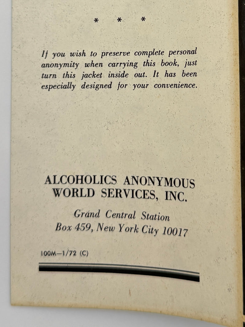 Alcoholics Anonymous Second Edition 13th Printing from 1972 - ODJ