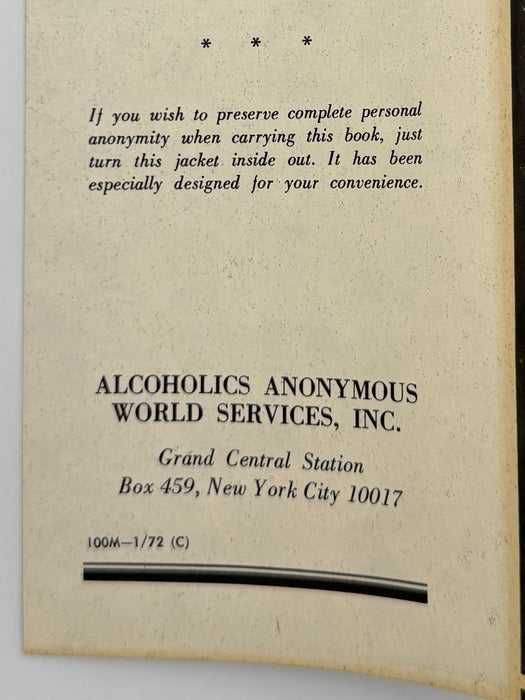 Alcoholics Anonymous Second Edition 13th Printing from 1972 - ODJ