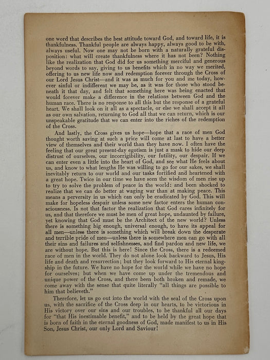 Seven Truths About the Cross by Samuel Shoemaker West Coast Collection