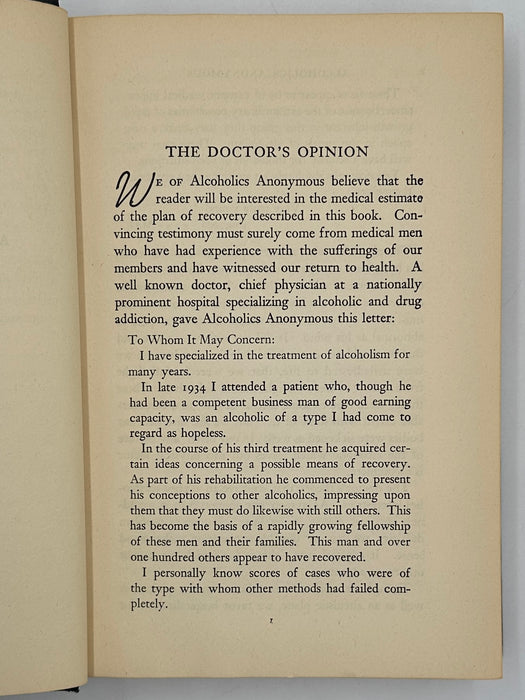 Alcoholics Anonymous First Edition 12th Printing from 1948 - ODJ