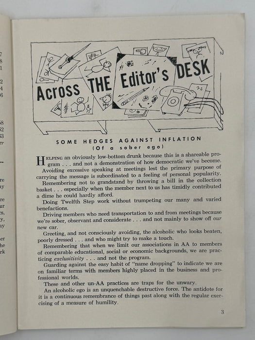 AA Grapevine from September 1958