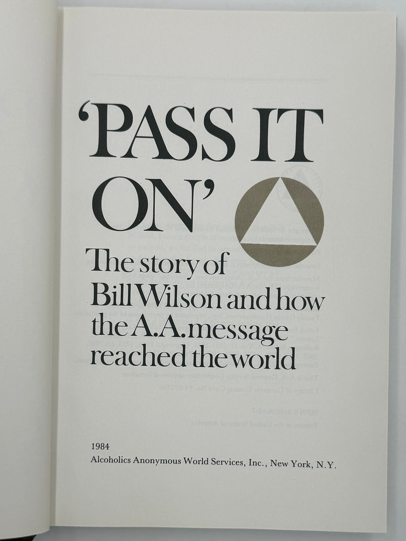 Pass It On - 1984 First Printing - ODJ