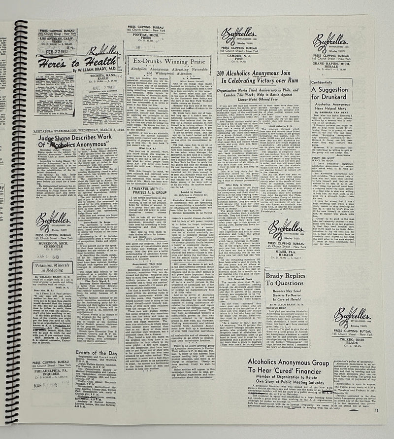 Alcoholics Anonymous 1943 - The Archives of The General Service Board