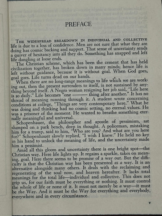 Signed - The Way by E. Stanley Jones