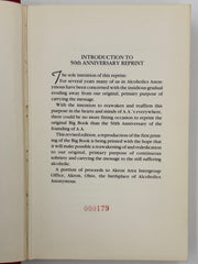 Alcoholics Anonymous 50th Anniversary First Edition by CTM Recovery Collectibles