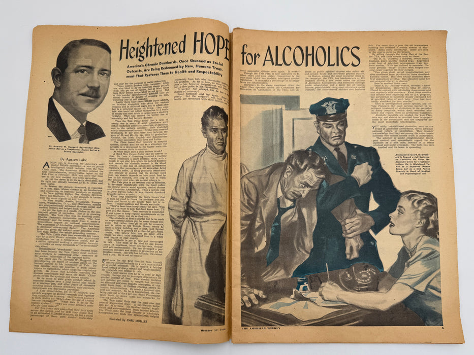 American Weekly – October 27, 1946 - Featuring: “Heightened Hope for Alcoholics”