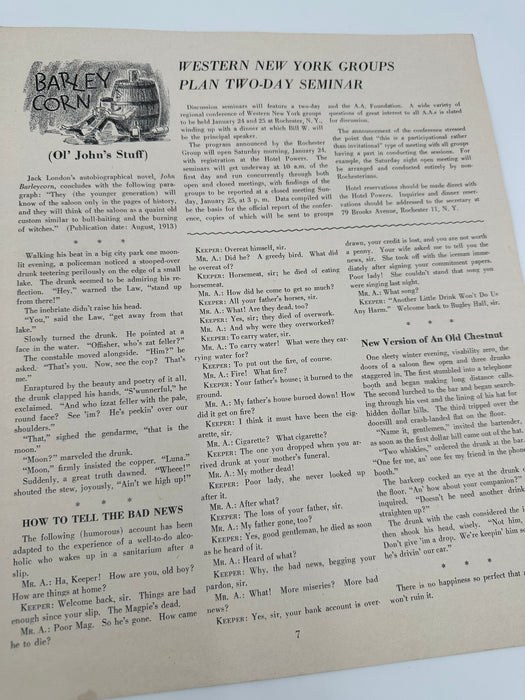 The A.A. GRAPEVINE - September 1946 Recovery Collectibles