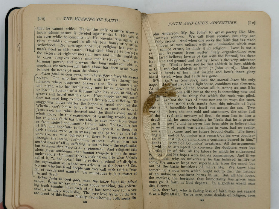 The Meaning of Faith by Harry Emerson Fosdick