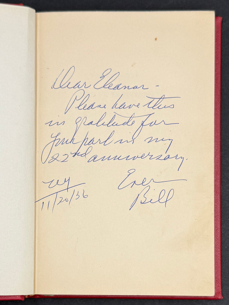 Twelve Steps and Twelve Traditions — First Edition, First Printing (1953) — Inscribed by Bill W. — Custom Bound
