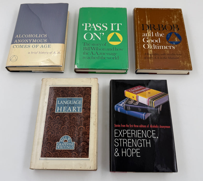 AA History Book Set — Five Essential Volumes of A.A. History