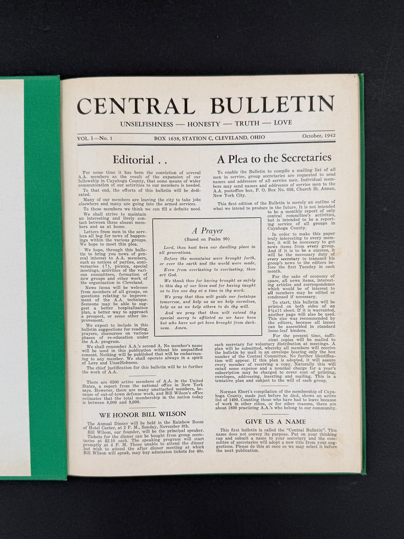 The Cleveland Central Bulletin Collection — Original Bound Volumes, 1942–1962