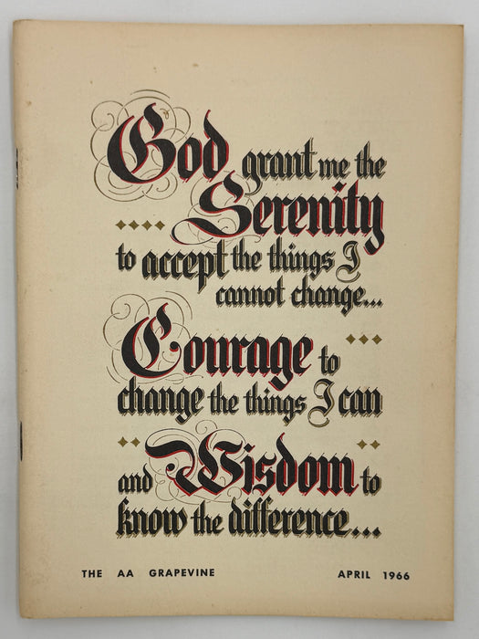 AA Grapevine from April 1966 - Humility
