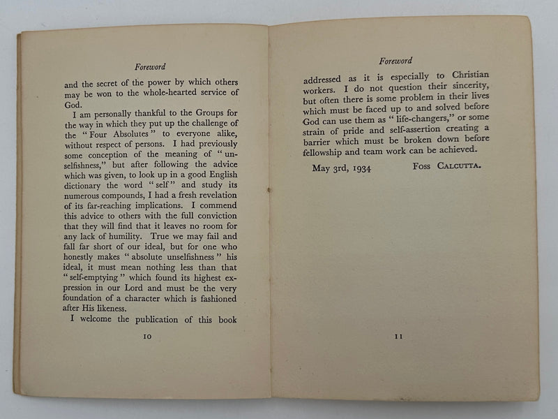 Why I Believe In The Oxford Group by Jack C. Winslow - 1935