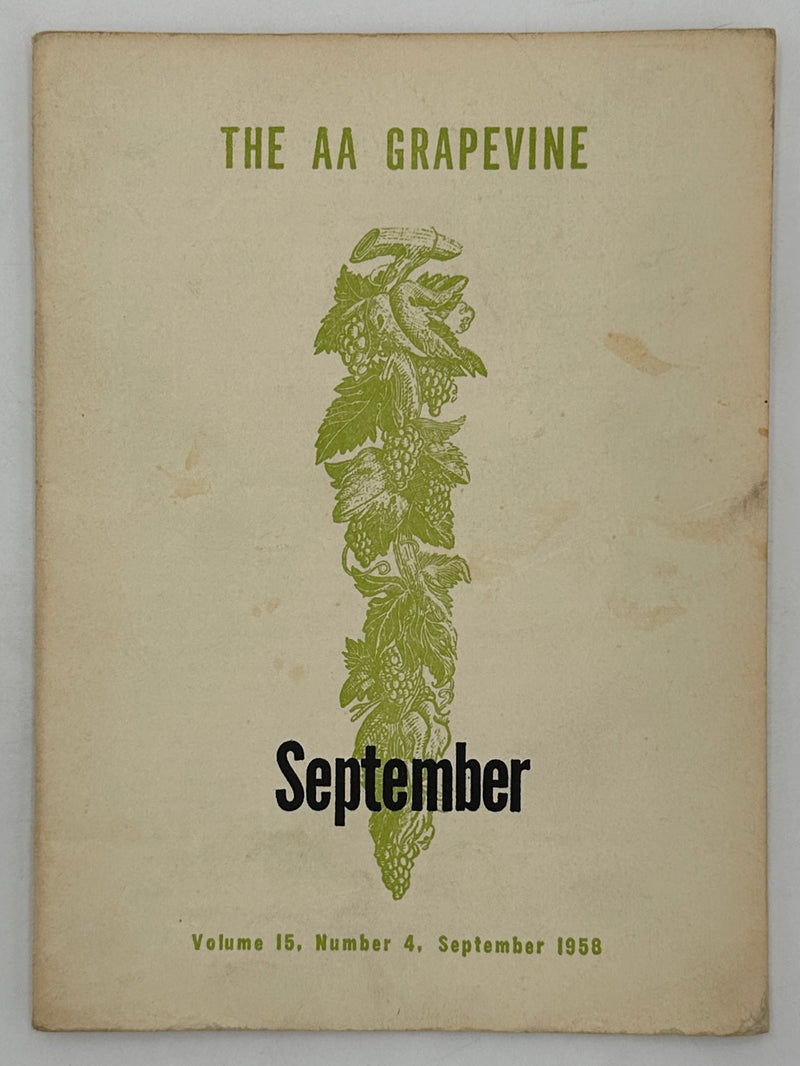 AA Grapevine - September 1958