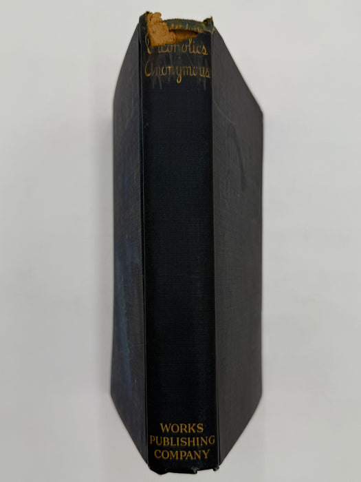 Alcoholics Anonymous Extremely RARE First Edition 7th Printing Big Book from 1945 - RDJ