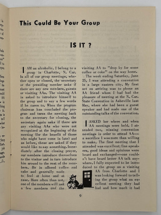 AA Grapevine from September 1949