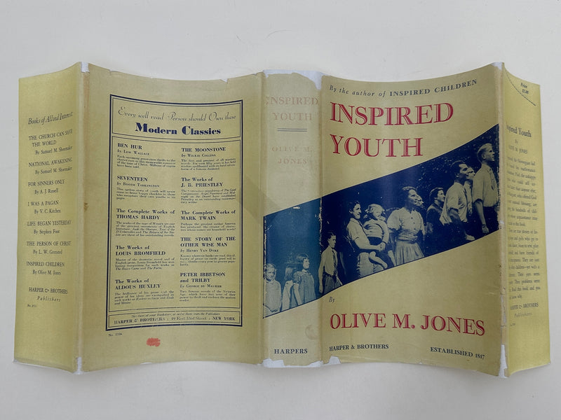 Inspired Youth by Olive M. Jones - First Edition from 1938 - RDJ