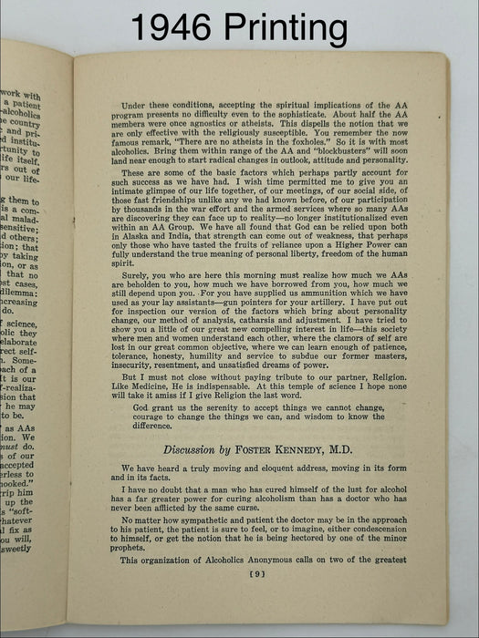 Medicine Looks at Alcoholics Anonymous — 4-Pamphlet Edition Set (1944 / 1946 / 1949 / 1953)
