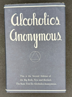 Alcoholics Anonymous Second Edition — First Printing (1955) | Reproduction Dust Jacket