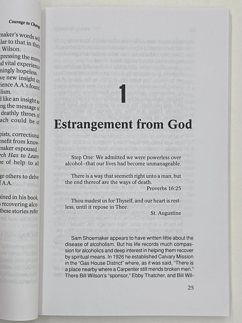 COURAGE TO CHANGE: The Christian Roots of the Twelve-Step Movement by Bill Pittman and Dick B.