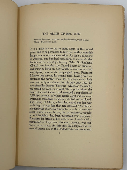 SIGNED by Elwood Worcester - Allies of Religion - Limited Edition
