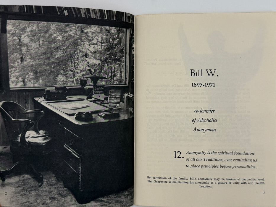 AA Grapevine from March 1971 - Bill W. Memorial Issue