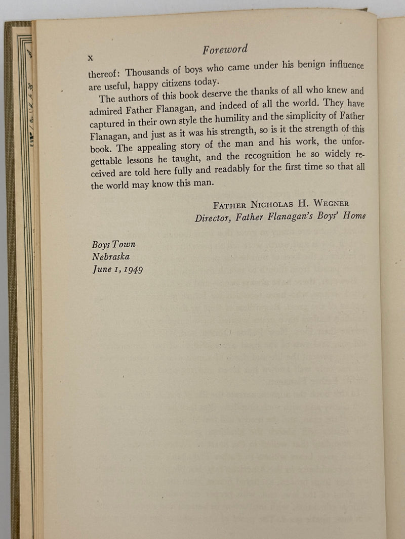 Father Flanagan of Boys Town by Fulton Oursler and Will Oursler