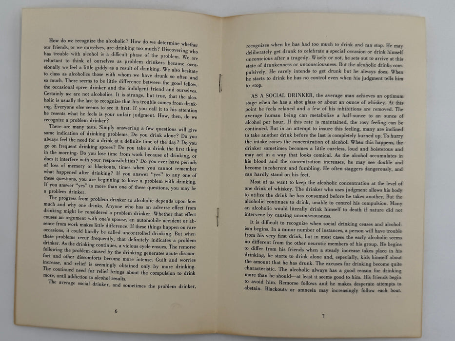 Alcoholism is a Disease - NCA Pamphlet