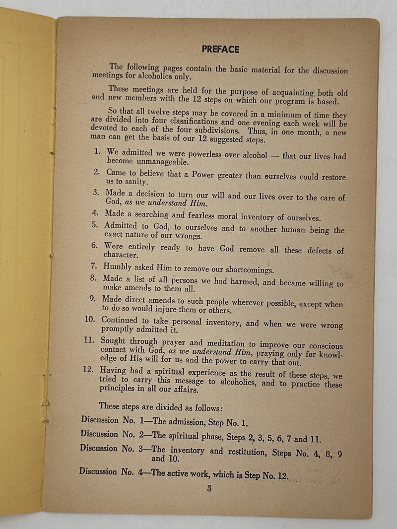 Alcoholics Anonymous: An Interpretation of the Twelve Steps
