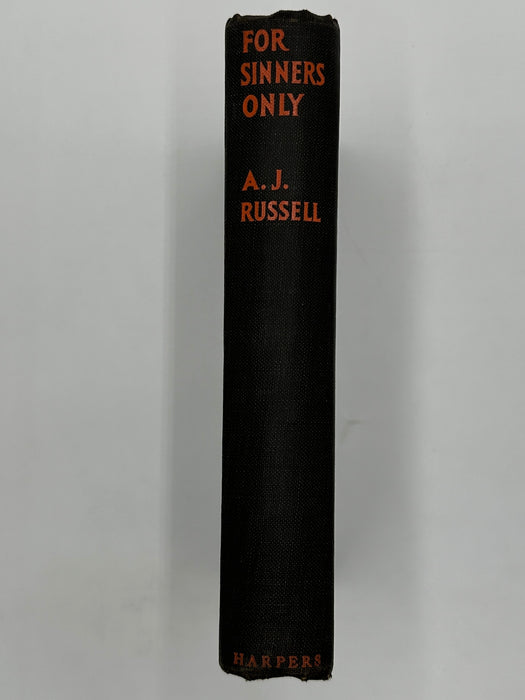 For Sinners Only by A.J. Russell - 1st Printing - ODJ West Coast Collection