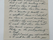 Handwritten Letter from Jim Burwell to Clarence Snyder - 1940 West Coast Collection