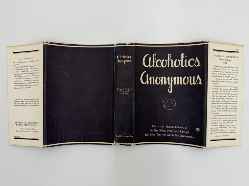 Alcoholics Anonymous Second Edition Big Book 10th Printing with ODJ