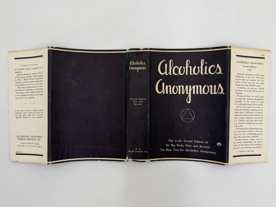 Alcoholics Anonymous Second Edition Big Book 10th Printing with ODJ