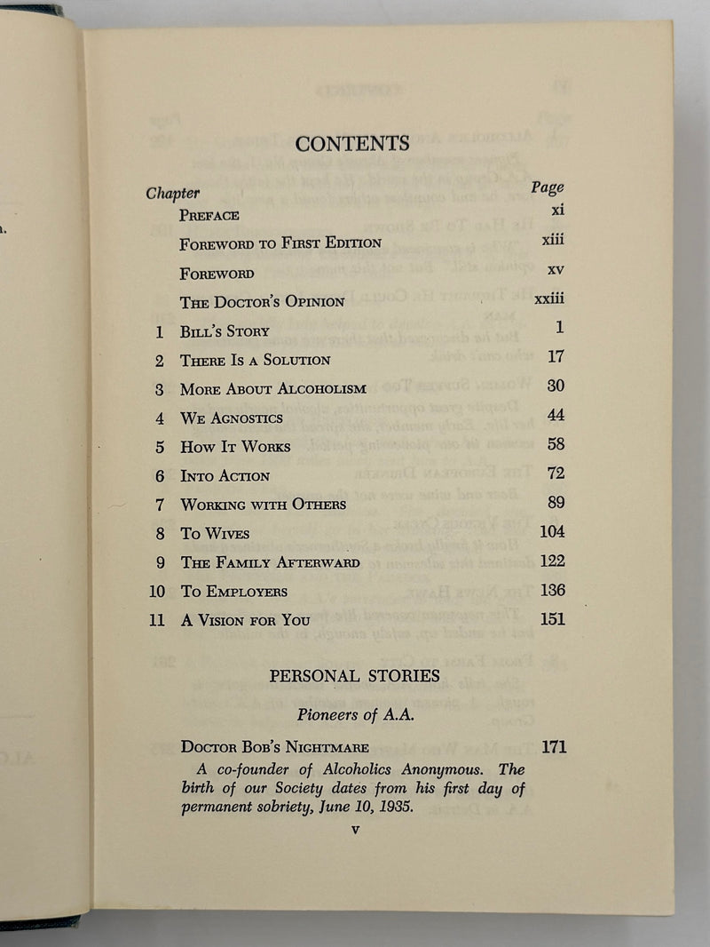 Alcoholics Anonymous Second Edition 3rd Printing with RDJ