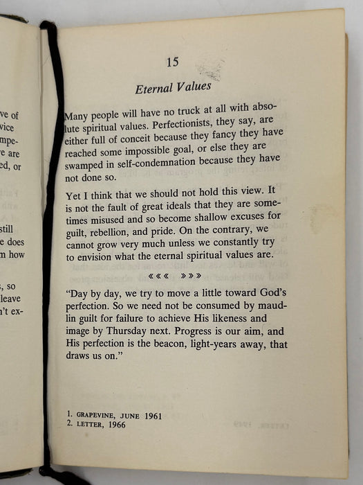 The AA Way of Life - First Printing from 1967 - RDJ