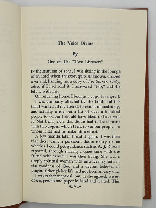 God Calling edited by A.J. Russell