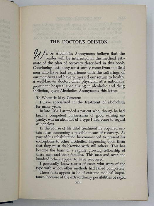 Alcoholics Anonymous 2nd Edition 7th Printing from 1965 - ODJ Recovery Collectibles