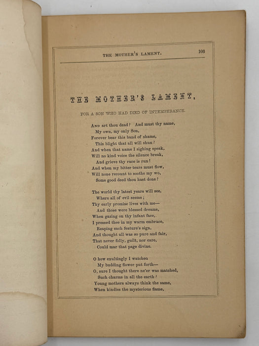 Set of Three Early Sons of Temperance Publications (ca. 1850–1855)