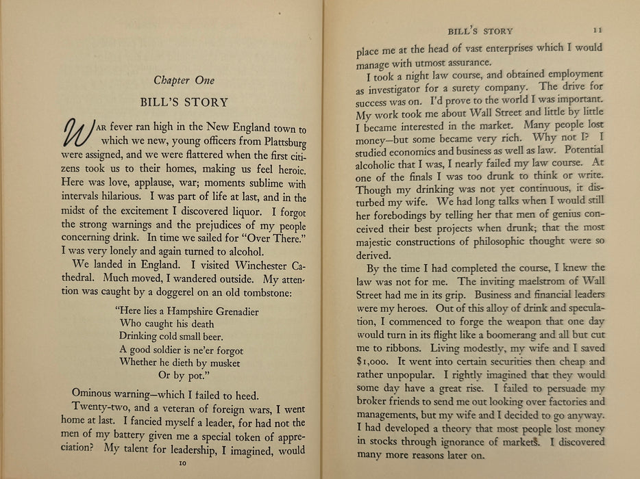 Alcoholics Anonymous — First Edition, Sixteenth Printing (August 1954) With Original Dust Jacket