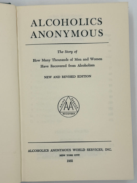 Alcoholics Anonymous Second Edition 15th Printing from 1973 - ODJ