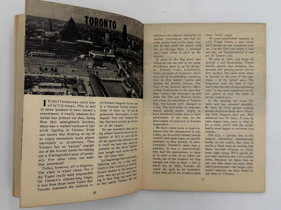 AA Grapevine from May 1951 - Canada Recovery Collectibles