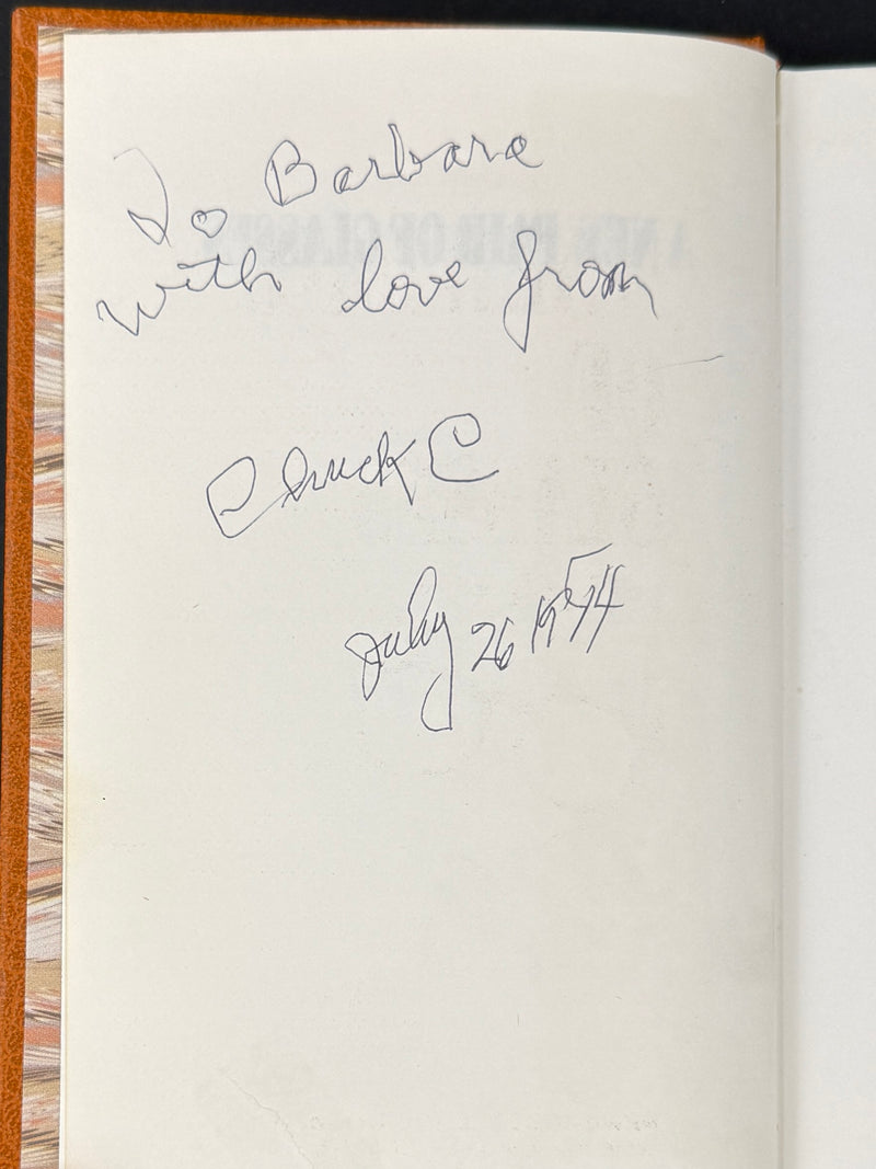 A New Pair of Glasses — Chuck C. — First Edition, First Printing 1984 — Signed & Inscribed — Original Dust Jacket