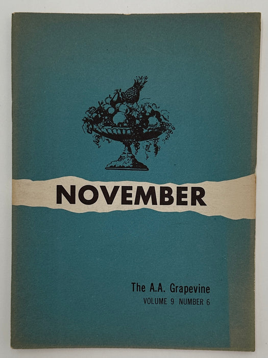 AA Grapevine from November 1952 - Tradition Seven